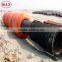 Large diameter floating clamps with 24'' hdpe pipe for sea dredger