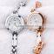 New Fashion Thin Alloy Bracelet Delicate Dial Fancy Ladies Watch