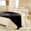 Luxury Golden Color hotel bed linen / Cotton Bedding Sets