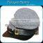 Military Civil War Kepi Forage Cap with Leather Visor