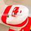 2015 New Product Christmas Toilet Set Christmas decoration