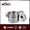 double layer deep steel lid Stainless Steel Food steamer