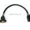 HDMI Female to Female adaptor Panel Mount with 10cm HDMI Cable Assembly
