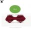 green color boys bow tie cotton bow ties for girls