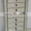 mirrored surface wooden Lingerie Chest of 7 drawers