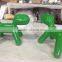children favourite funny color fiberglass puppy chair
