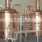 1000L red copper beer beverage plant Hotel 1000L used beer making equipment