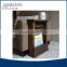 Sofa Chair Arm Rest Table Stand with Shelf and Storage Pocket for Magazines