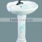 22 inch sanitaryware lavabo with pedestal
