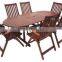 Meranti Outdoor / Garden Furniture Set - Table + 6 chair