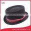 Black Porkpie Felt Hats With Good Quality