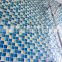 water jet swimming pool glass mosaic (crystal glass)