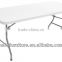 Long outdoor Plastic Granite White Folding Table