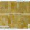 Brick yellow mother of pearl mosaic gold shell mosaic wall tile