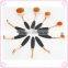High Quality Toothbrush Shape Makeup Brush Set With Specialized Carton Box