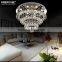 GU10 12 Halogen Bulbs Round Crystal Ceiling Lights MD82013