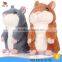 custom repeat talking plush hamster toy