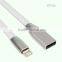 Mfi Certificated Five colour usb data cable for Iphone