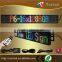 programmble moving led sign, P6-16x128dot RGB full color two/double line led sign with wireless SMS and PC USB control