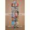 metal wire revolving floor card display with trade assurance