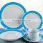 Ceramic dinner set porcelain dinnerware color band tableware