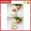 V-113 Newest pom pom knitting winter baby hat with earflaps crochet beanie hat