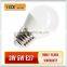 3W G45 E27 249lm Plastic&Aluminium LED Bulb