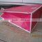 hot pink kraft paper bag paper bag twisted cored rope hadnle low price with gold stamping