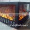 3 sided imitation embedded electric fireplace
