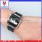 Black Milanese stainless steel watch band for Fitbit blaze