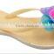 2016 fashion stylish pvc beach lady slippers with many colors