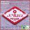 Red with white rfid vial private label shoes manufacturers microfiber label