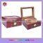 Best Humidors Wooden Box for Cigar With Glass Window