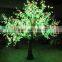 Beautiful branches decorative peach flower outdoor led lighted tree for outdoor decor