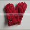 China Factory Custom Lady Various Leather Fur Gloves, Fur Lined Leather Gloves And Mitten