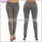 Grey U-Turn Women Jeans Skinny Stretch Cotton Butt Lift Leg Pants