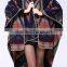 High quality fashionable acrylic double jacquard oversize fashion poncho style