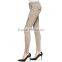 2015 fashionable khaki skinny zipper-cuff cargo pants for womenJXH126