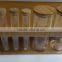 Bent Wood 6pcs Glass Jars Container Shelf With Bamboo Veneer