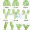 Green Autoclavable Autoclavable Plastic Dental Impression Trays