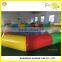 2015 hot sale 10x10m inflatable swimming pool with slide price