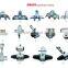 Suspension Clamps(trunnion typer)/Suspension Clamps(with socket-clevis eye)/Suspension Clamps (with u-type eye)