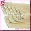 Top quality straight blonde double drawn clip in hair extensions for white women