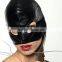 Sheep Leather half hood Fetish mask Roleplay mask Cosplay mask HANDMADE unisex