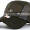 custom big area embroidered mesh baseball cap hat