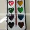 good quality heart shaped water color set with painting brush for kids