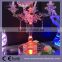 6 inch RGB wedding favor crystal bottle vase light centerpiece base for wedding decor