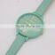 2016 new fashion small leather strap geneva watch women candy color casual jelly watch for ladies