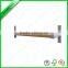 Home decoration bamboo with metal frame wall shelf for home furniture