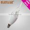 Elecluz new design 5w dimmable candle light 120V or 220V E12/E14 led bulbs